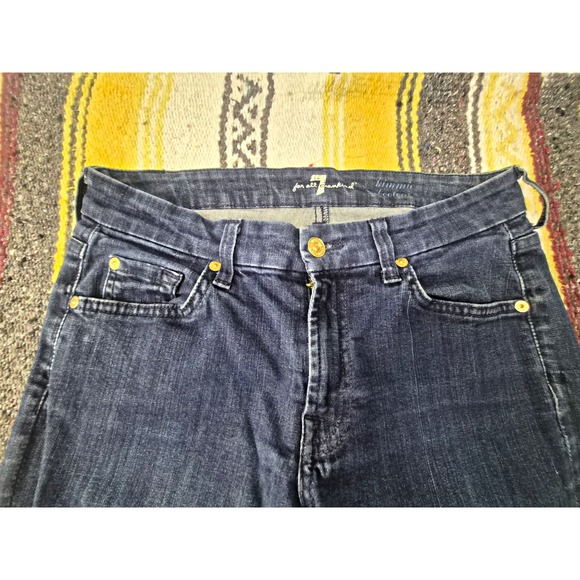 7 For All Mankind Denim - 7 For All Mankind Kimmie Bootcut Jeans - Women's Size 28 - Dark Wash
